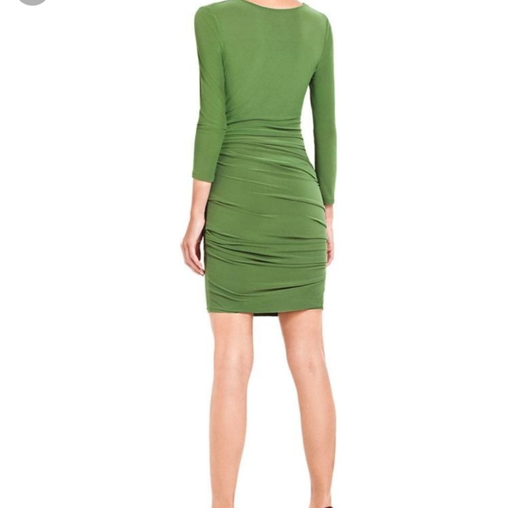 Bcbgmaxazria Ray Full ruched Pencil Sheath nwt Bodycon Dress - Picture 3 of 4